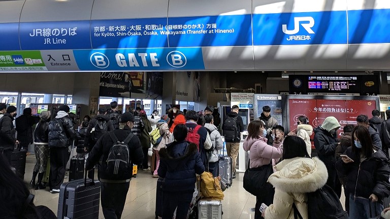 関西空港駅　JR　改札