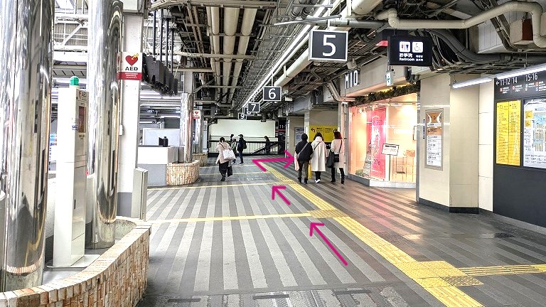 天王寺駅　通路1